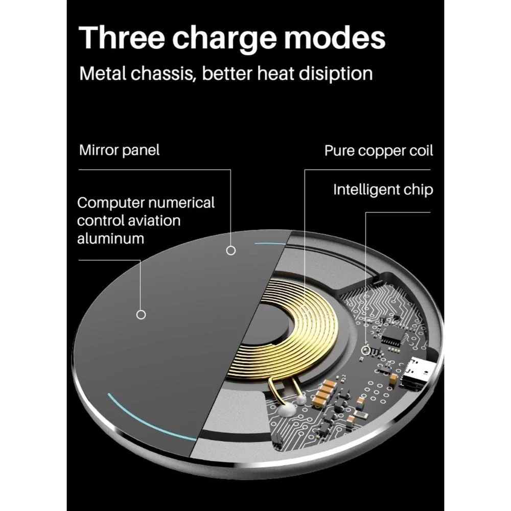 TOZO W1 Wireless Charger -‎ GOLD